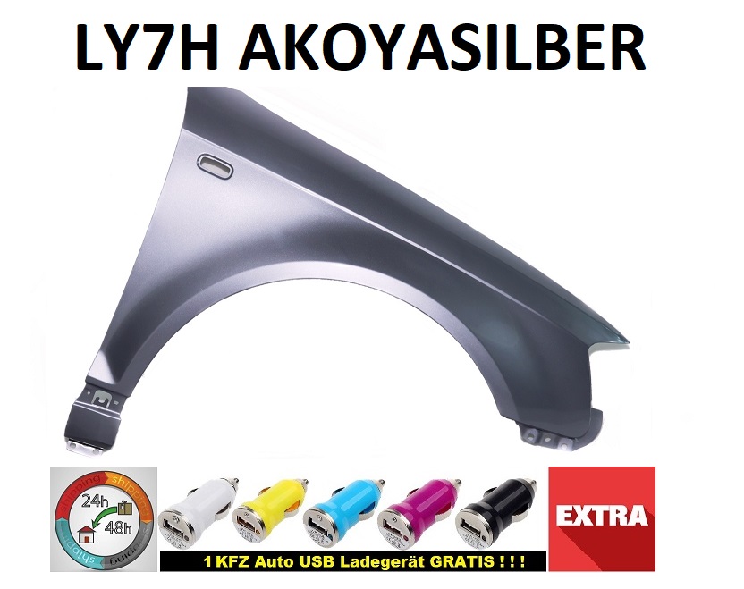 izquierda nuevo pintada Audi a6 c5 guardabarros lz5l mingblau nuevo 97-01 derecha